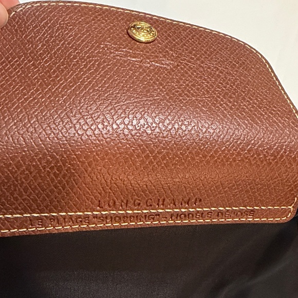 Longchamp Le Pliage Tote Bag Black and Brown - Picture 14 of 16